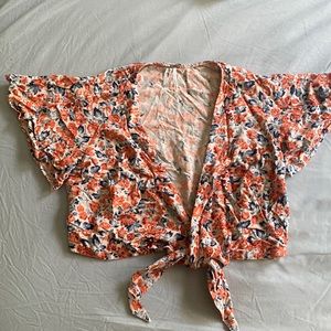 Free People Crop Top Shirt